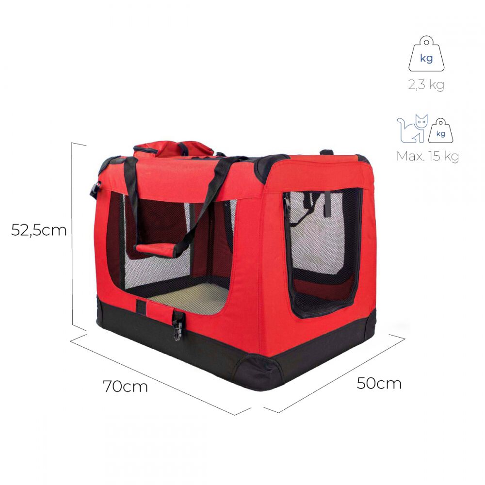 Transport&iacute;n para mascotas  Rojo Mobiclinic, , large Imagen numero 2