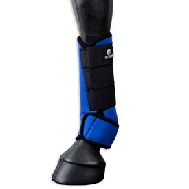 Guarnicioneria Los Nietos Protector Softopren Set De Un Par Color Azul Cyan Equipamiento Para El Caballo 