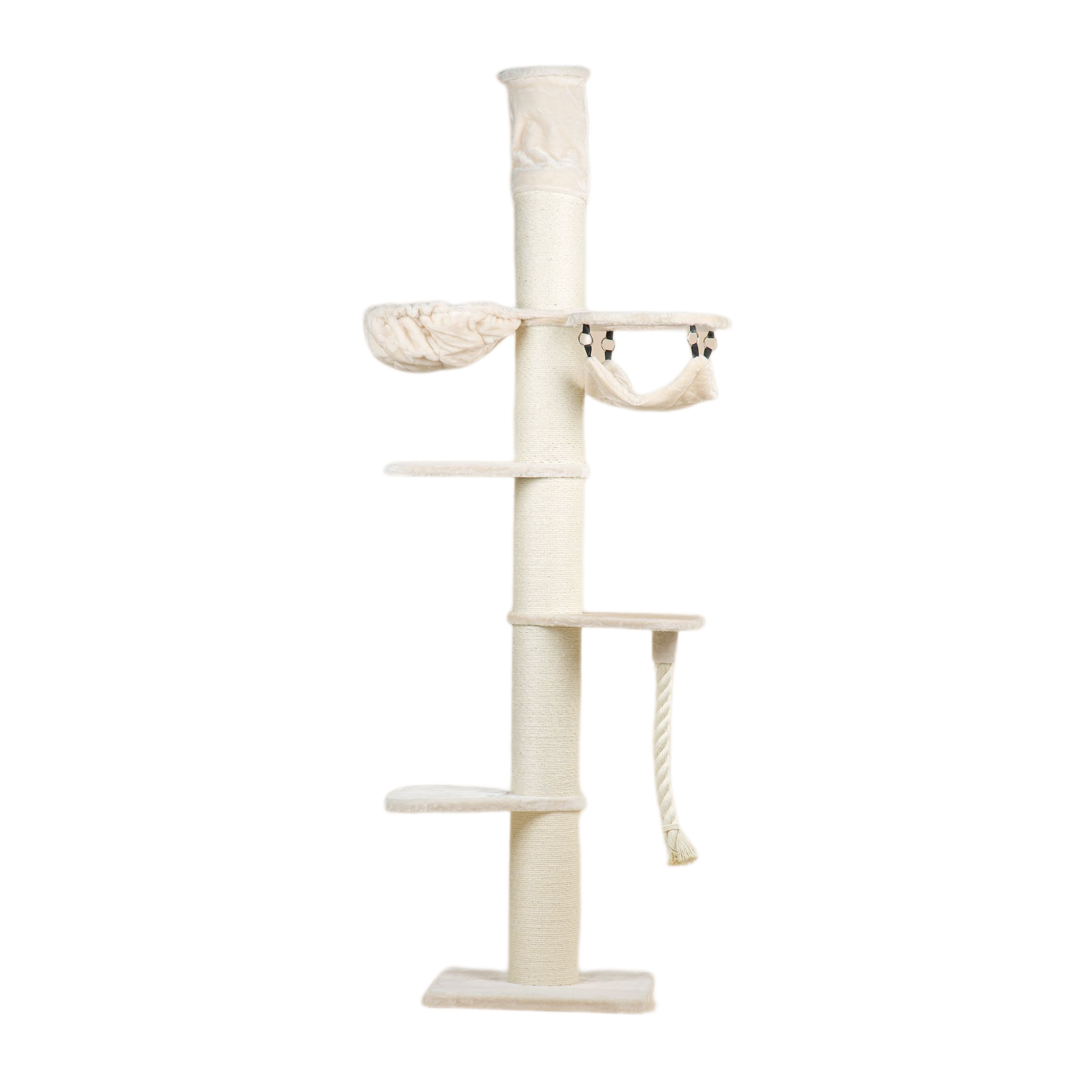 Rascador Maine Coon Tower Crown para gatos color Crema, , large Imagen numero 1