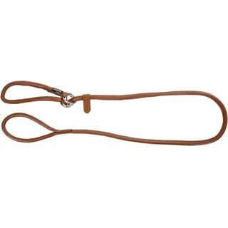 Correa antideslizante de cuero para perros color Marrón
