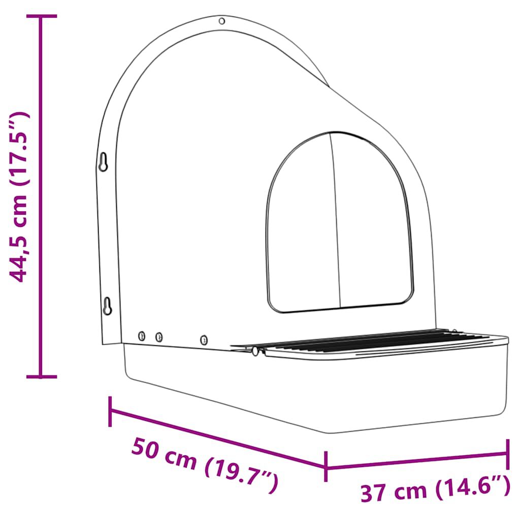 vidaXL Nidos para gallinas (4 unidades, montaje en pared, plástico verde oscuro) thumbnail