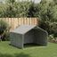vidaXL Caseta perros exterior con cubierta 2x2x1,5 m acero galvanizado, , large indicador imagen numero 2