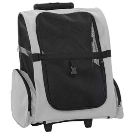 vidaXL Carro Plegable para Mascotas Multiusos Transportín Jaula de Gatos Perros