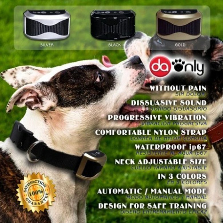 Collar de adiestramiento automático Daonly para perros color Plata, , large image number null