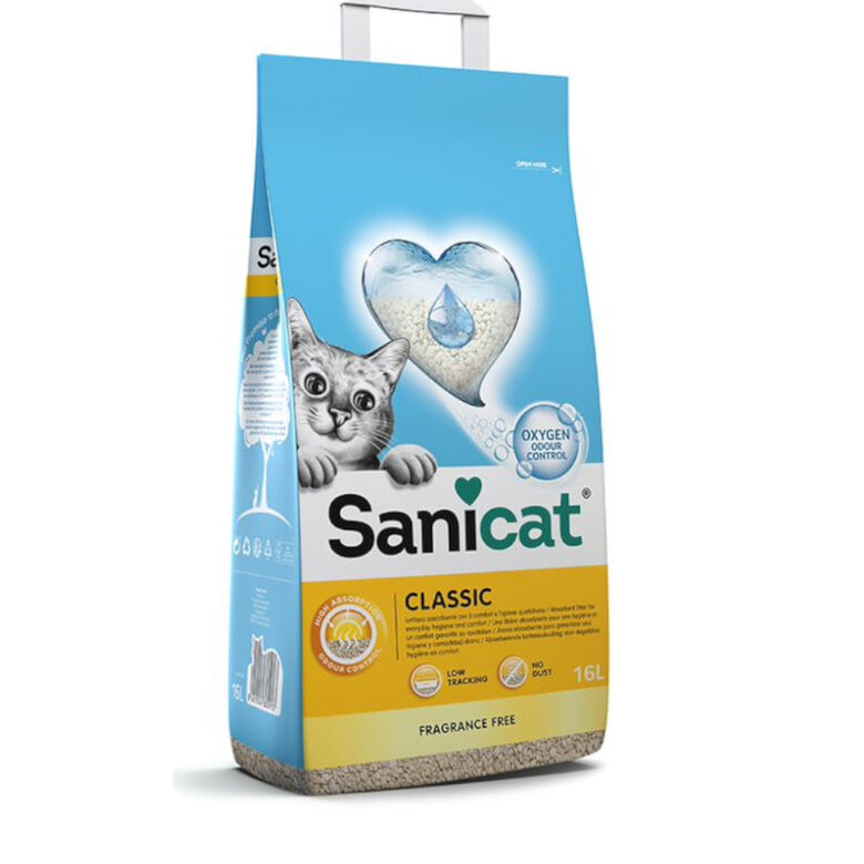 Sanicat Classic Arena absorbente sin perfume para gatos thumbnail