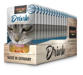 Pack 20X40 Gr - Leonardo Drink. Sopa Para Gatos - Alimento complementario para gatos adultos - Promueve la ingesta de líquidos