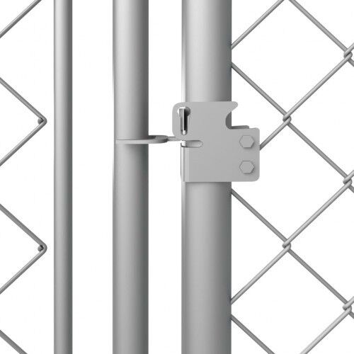 Perrera de acero galvanizado color Plateado, , large Imagen numero 4