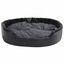 Vidaxl sofá acolchado con cojín negro para perros, , large indicador imagen numero 6