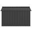 vidaXL Caseta para perros con techo acero galvanizado 114x202x101 cm, , large indicador imagen numero 9