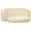 Vidaxl sof&aacute; plagable crema para perros, , large indicador imagen numero 2