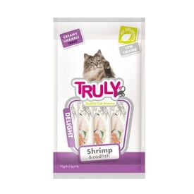 Truly Crema de Camarón y Bacalao para gatos