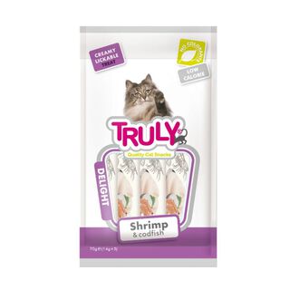 Truly Crema de Camarón y Bacalao para gatos