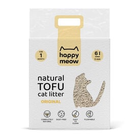 Happy Meow Natural Tofu Aglomerantre Original para gatos