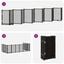 vidaXL Puerta para Perros Plegable Paneles Puerta de Seguridad Madera de Álamo, , large indicador imagen numero 13