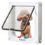 Nobleza - Gatera para Gatos, Puerta para Gato con Cierre Magnético de 4 vías, Puerta para Mascotas para Gatos y Perros pequeños, Puerta para Gatos con Cristal Transparente(Blanco, L), , large indicador imagen numero 7