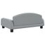 vidaXL Cama para perros de tela gris claro 70x45x30 cm, , large indicador imagen numero 5