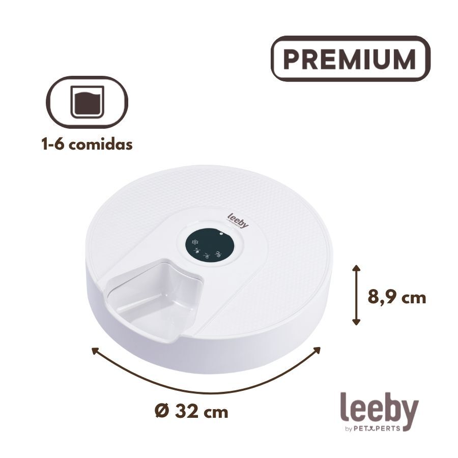 Leeby Comedero Autom&aacute;tico Programable Circular para perros y gatos, , large Imagen numero 4