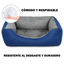 HOME MERCURY-Cesta,Cama Comoda para Perros,Gatos y Mascotas, con Relleno de Fibras,Resistente al Desgaste y Duradero (Grande, Azul), , large indicador imagen numero 3