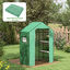 Outsunny Cubierta de Invernadero 140x73x190 cm Cubierta de Repuesto de Invernadero con Ventana Puerta con Cremallera Anti-UV Protección de Plantas para Jardín Verde, , large indicador imagen numero 2