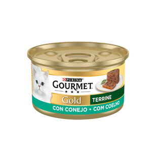 Gourmet Gold Terrine Conejo lata para gatos