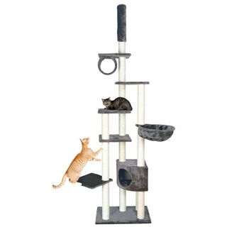 Trixie poste rascador Madrid gris para gatos