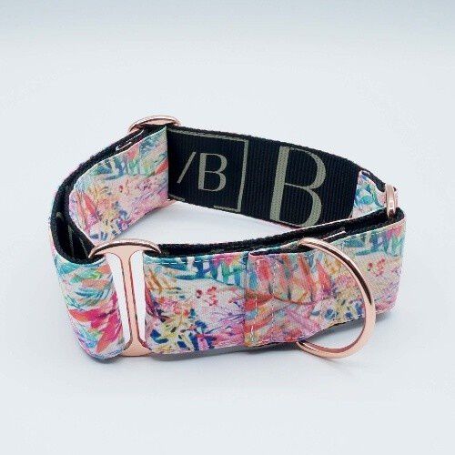 Baona martingale manila de nylon reciclado multicolor para perros, , large Imagen numero 1