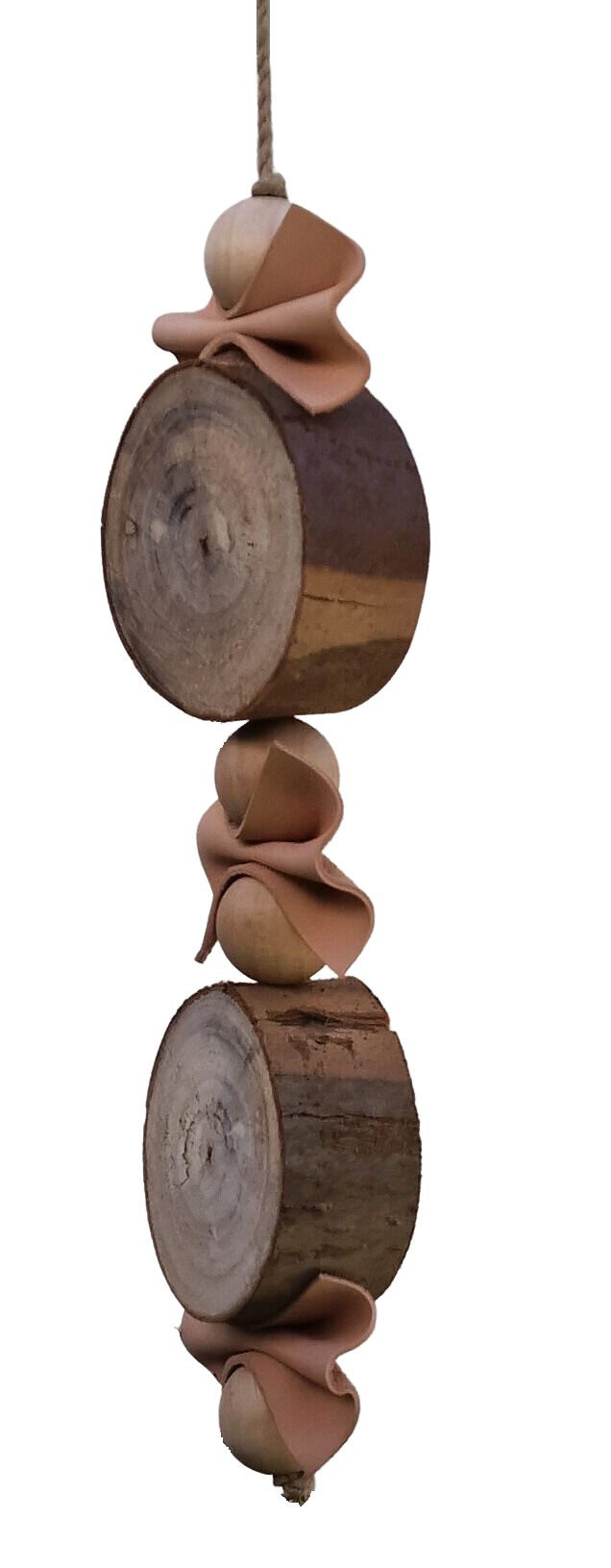 Natural Shredding Crunchy leather ribbons juguete para perros thumbnail