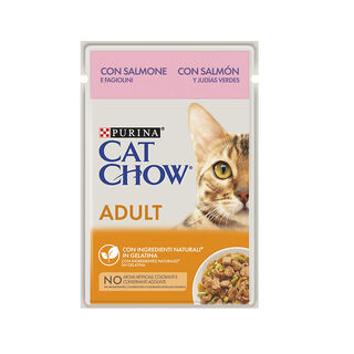 Purina Cat Chow salmón sobre para gatos