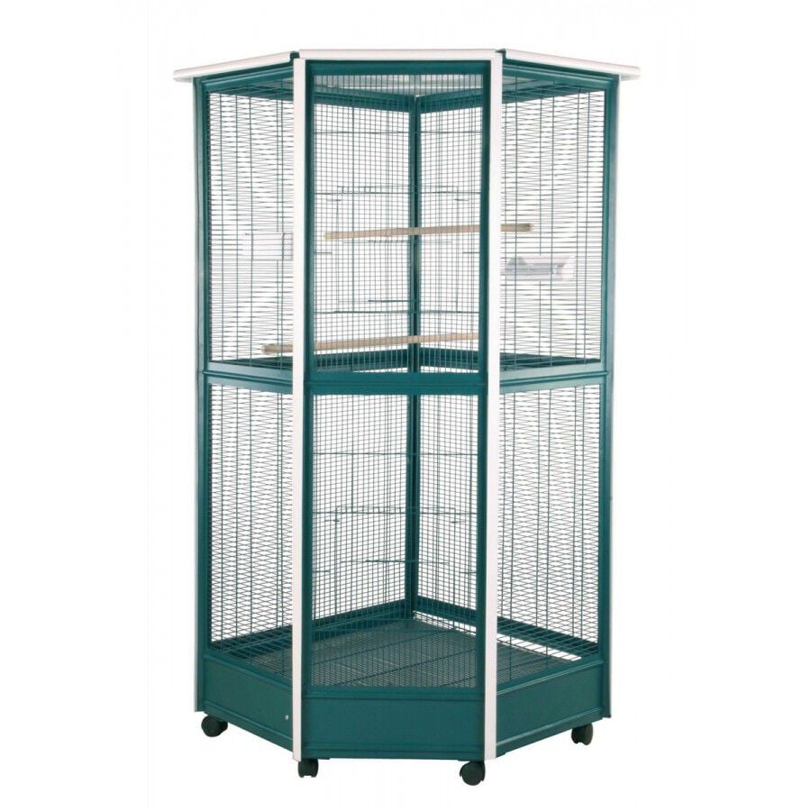 StrongCages Jaula Corner Canarios para pájaros