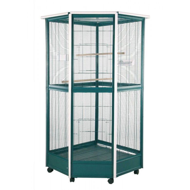 StrongCages Jaula Corner Canarios para pájaros