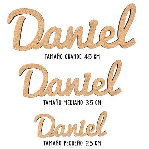 Nombre de madera personalizado color madera para mascotas thumbnail