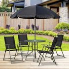 Conjunto Outsunny de muebles para jardín color Negro, , large image number null