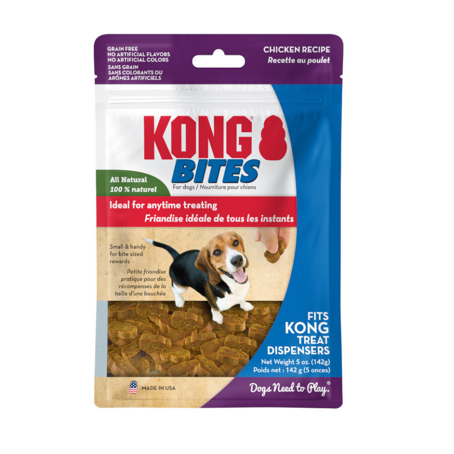 141 g Kong Bocaditos Bites Premium Pollo para perros, , large Imagen numero 1