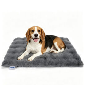 Nobleza Manta Autocalentable para Gatos y Perros Peque&ntilde;os (70 x 50 cm) - Manta T&eacute;rmica de Felpa Suave Tipo Burbuja, Sin Calentamiento El&eacute;ctrico, Esterilla Lavable con Base Antideslizante, Gris