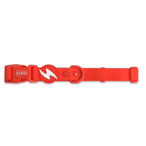 Dashi colorflex collar de TPU rojo para perros, , large Imagen numero 2