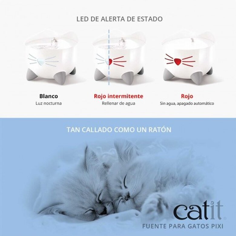 Bebedero fuente para gatos PIXI color Azul, , large image number null
