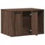 vidaXL Mueble arenero para gatos madera ingeniería marrón, , large indicador imagen numero 4