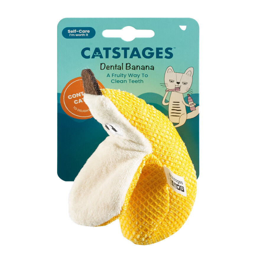Catstages Dental Peluche Banana para gatos, , large Imagen numero 7
