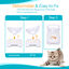 Nobleza - Comedero Gato con 0°y 15°Ángulo Ajustable, Cuenco con Soporte Elevado, Comedero Doble Transparente para Perro y Gato, Base de Silicona Antideslizante Comedero para Gatos ( 2 Tazones), , large indicador imagen numero 5