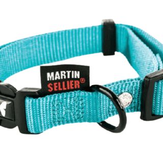 Martin Sellier Collar Turquesa para Perros
