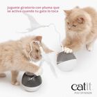 Cat it pixi spinner juguete y porta golosinas gris para gatos, , large image number null