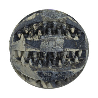 Dur Juguete Pelota negra y blanca con aroma Vainilla para perros