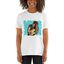Mascochula camiseta mujer personalizada graffiti con tu mascota blanco, , large indicador imagen numero 3