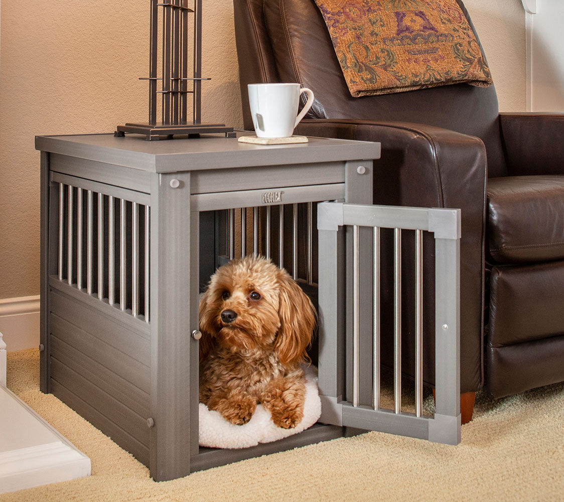 FINCA CASAREJO Jaula Confort Modelo Arkansas gris  Perrera de Interior para Perros thumbnail