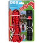 Cstore correa canicross para pasear en bicicleta roja y negro para perros, , large image number null