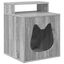 vidaXL Casa para Gatos Gris Sonoma 42,5 x 40 x 53,5 cm, , large indicador imagen numero 1