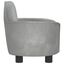 vidaXL Cama para perros de terciopelo gris claro 66x40x45 cm, , large indicador imagen numero 3