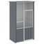 vidaXL Jaula de pájaros acero galvanizado gris antracita 115x78x200 cm, , large indicador imagen numero 5