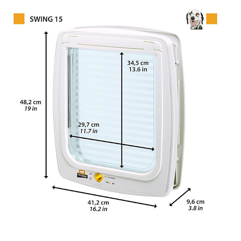 Ferplast Swing 15 Puerta para perros y gatos, , large image number null