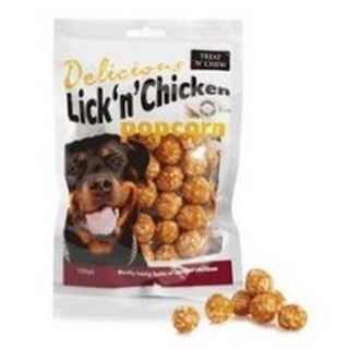 Snacks de palomitas Lick ´N´ Chicken para perros